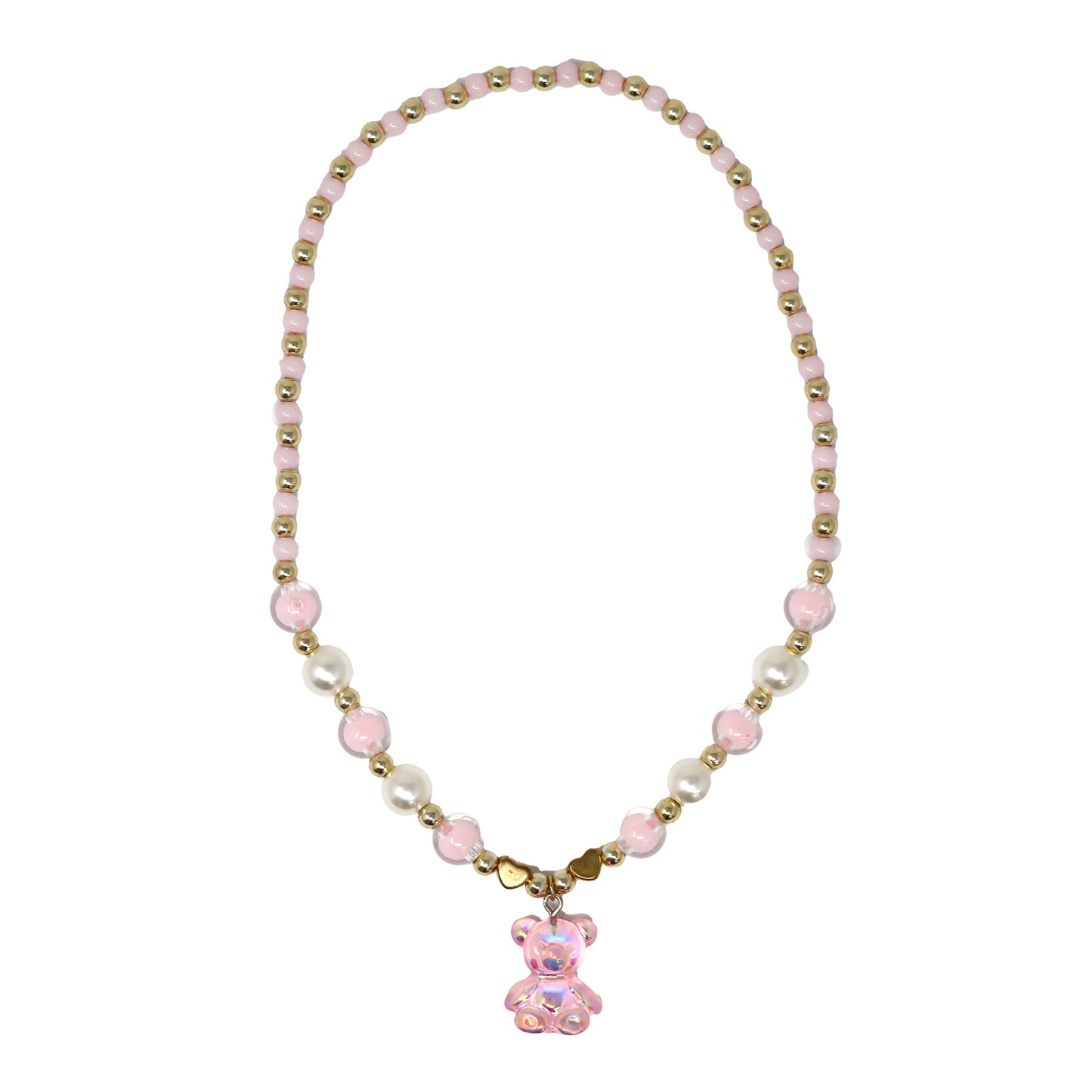 Pink Poppy Gummy Bear Necklace image 1