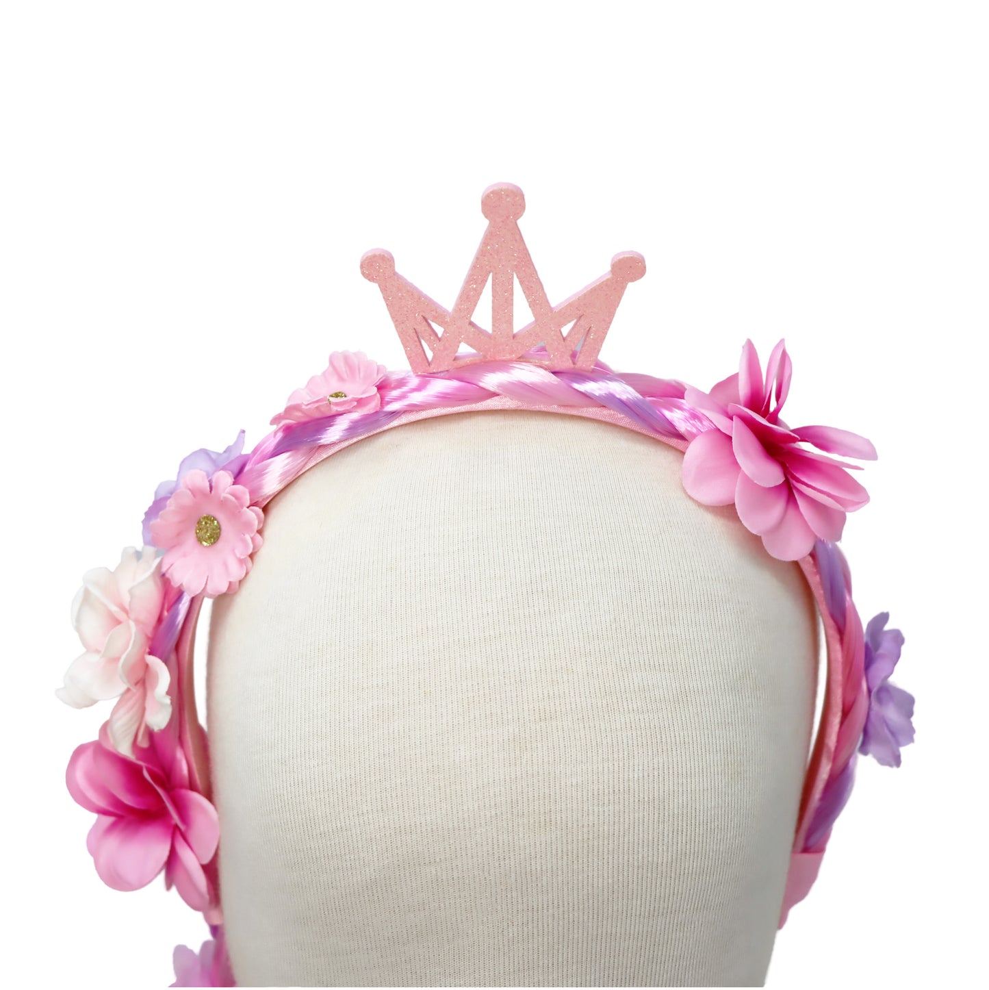 Pink Poppy Princess Braided Hair Headband image 7