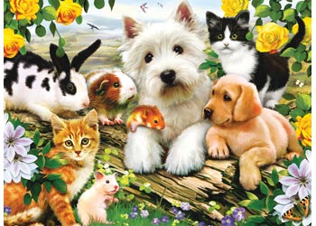 Ravensburger Happy Animal Buddies Puzzle 300 Pieces image 1