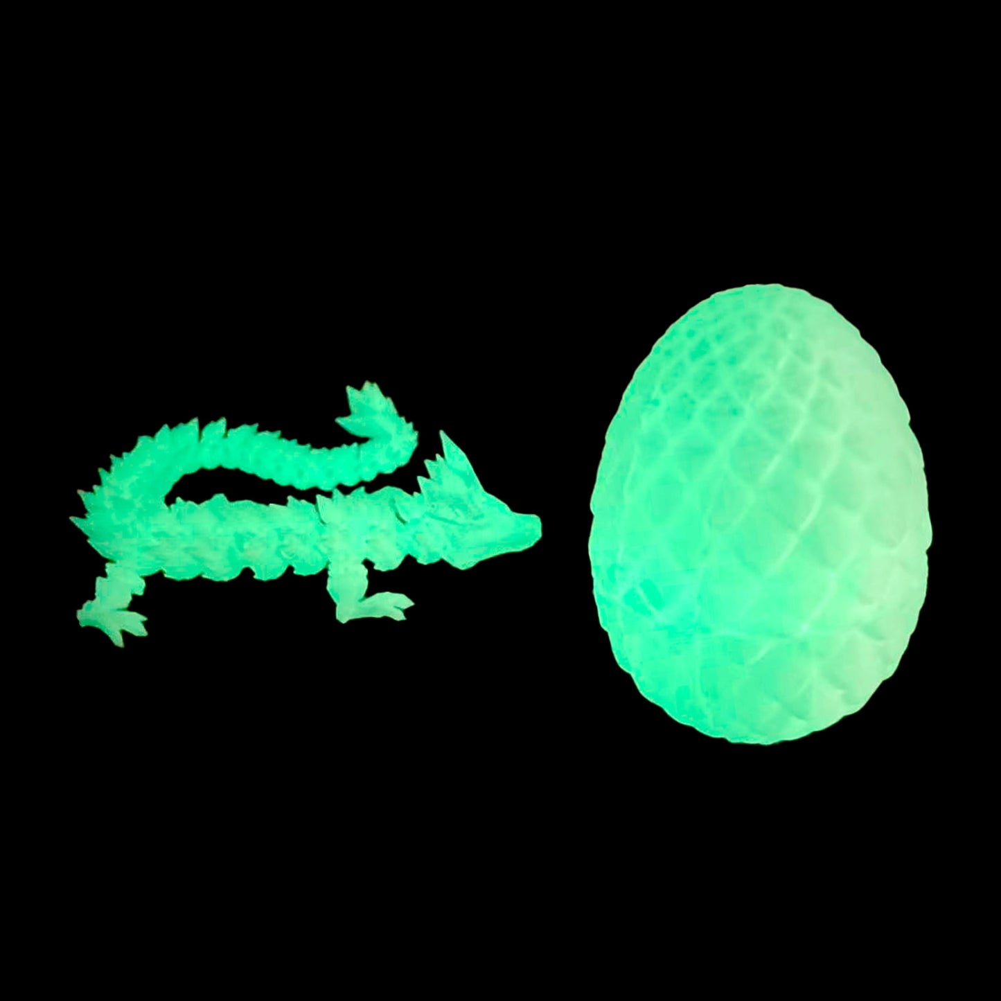 Pink Poppy 3D Printed Dragon's Egg Glow in the Dark image 4