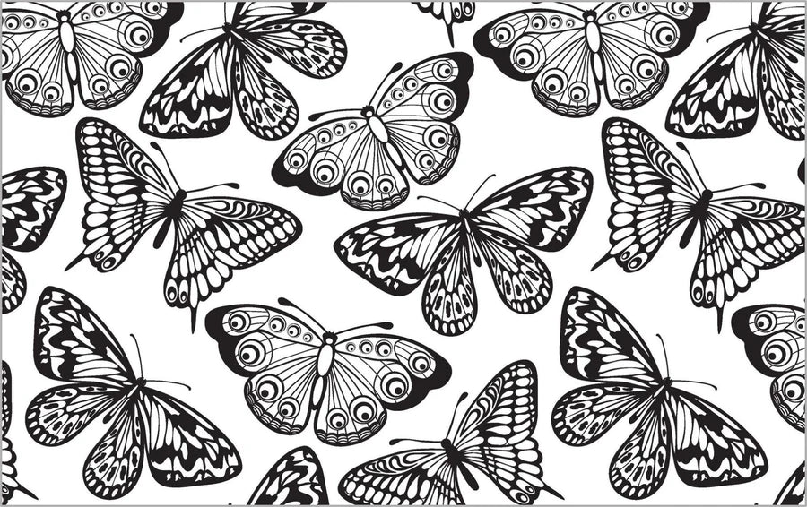 Colour Vibes - Adult Colouring Book - Nature image 3