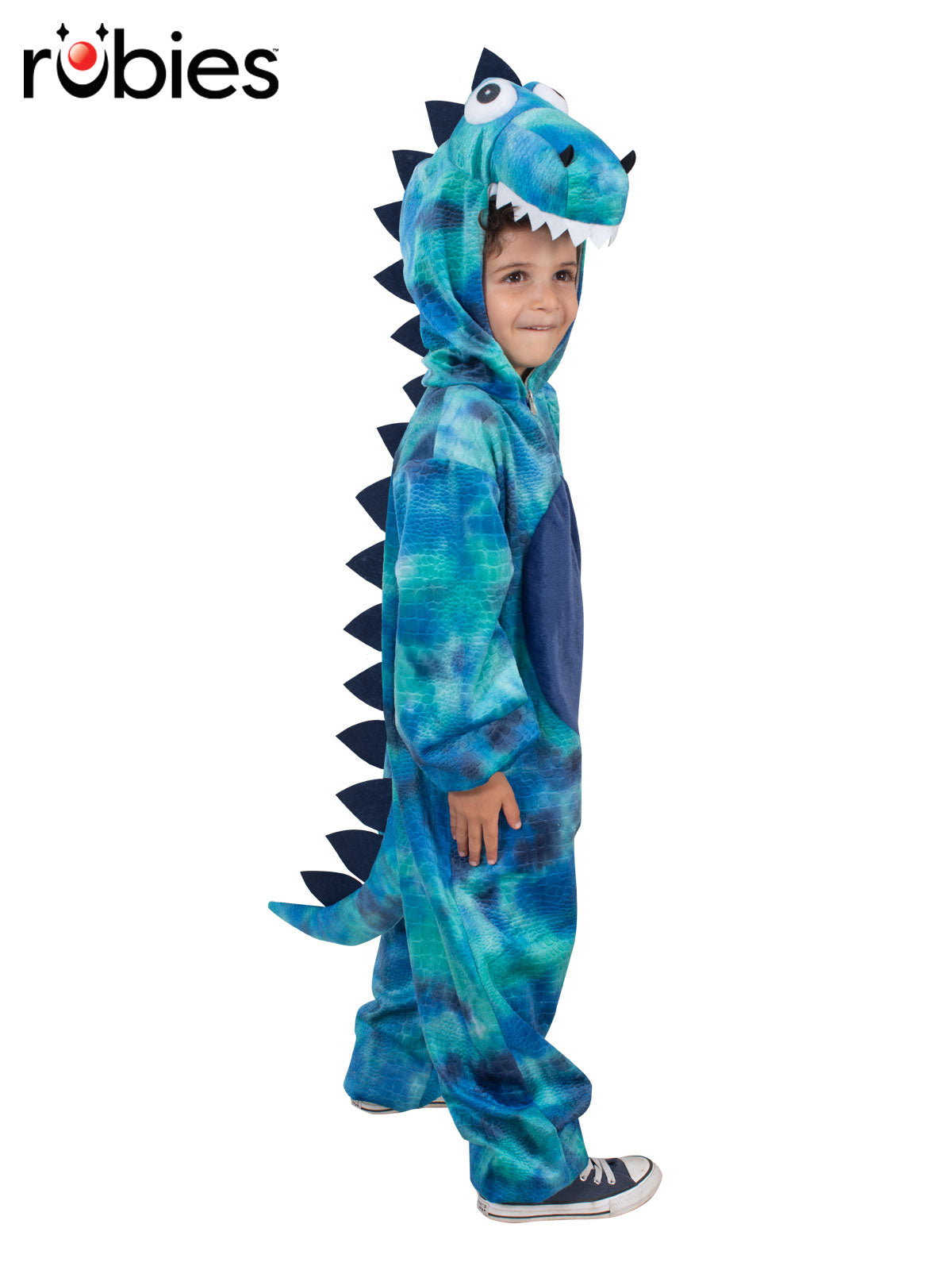 Roarin' Rex Blue Dinosaur Costume, Toddler image 0