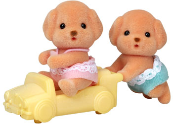 Sylvanian Families - Toy Poodle Twins image 1