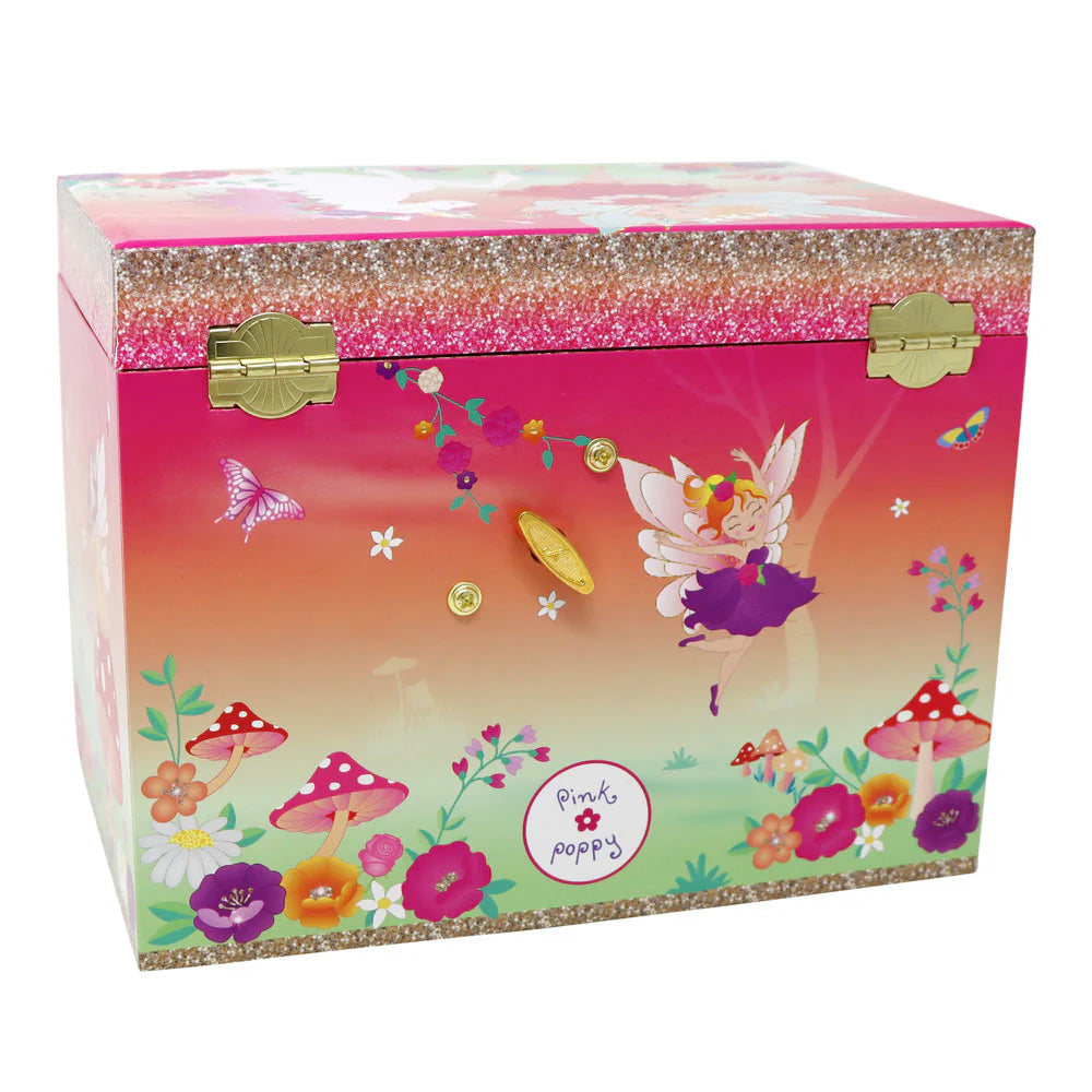 Pink Poppy - Unicorn & The Pixie Fairy Medium Musical Jewellery Box image 5