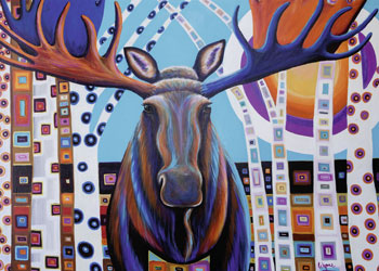 Ravensburger - Winter Moose Puzzle 1000 pc image 1