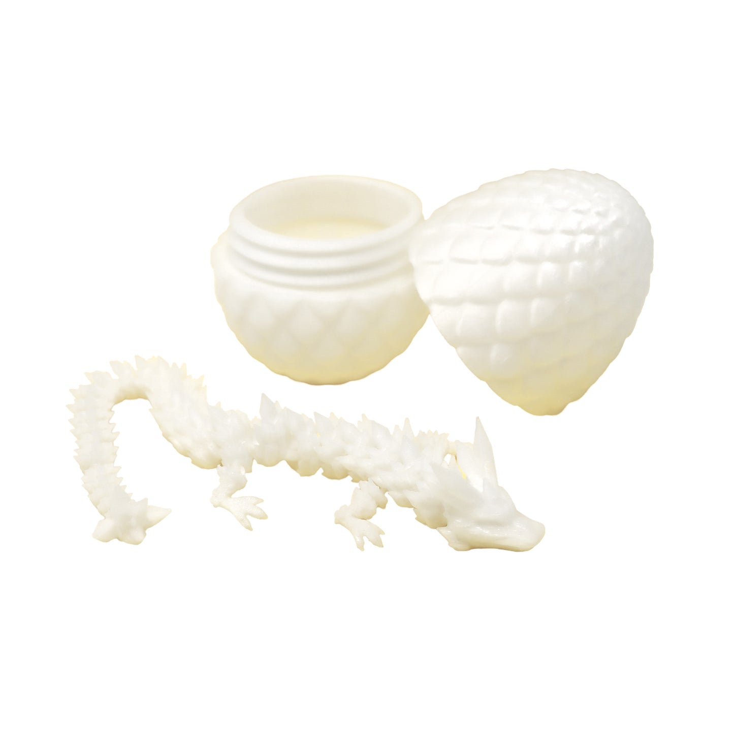 Pink Poppy 3D Printed Dragon's Egg Glow in the Dark image 1