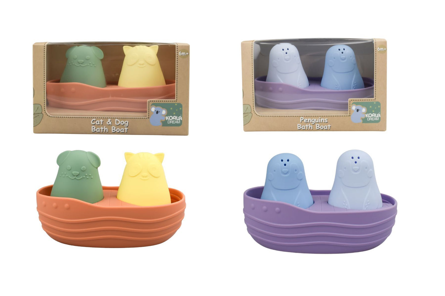 Koala Dream - Silicone Bath Boat and Animal Squirters image 0