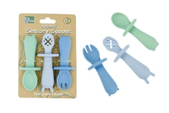 Koala Dream - Silicone Animal Sensory Spoons 3pc image 4