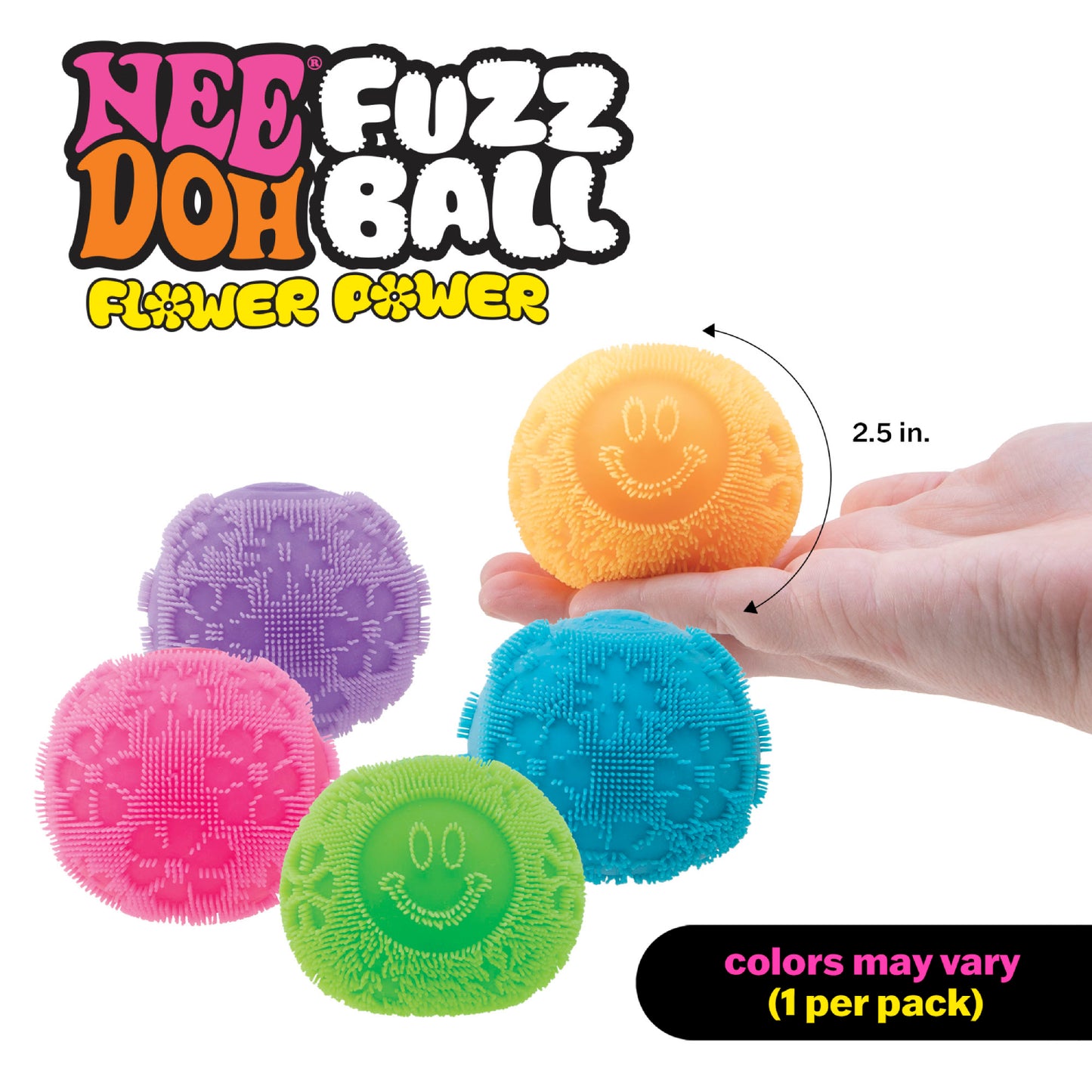 Fuzz Ball Flower Power Nee Doh image 2
