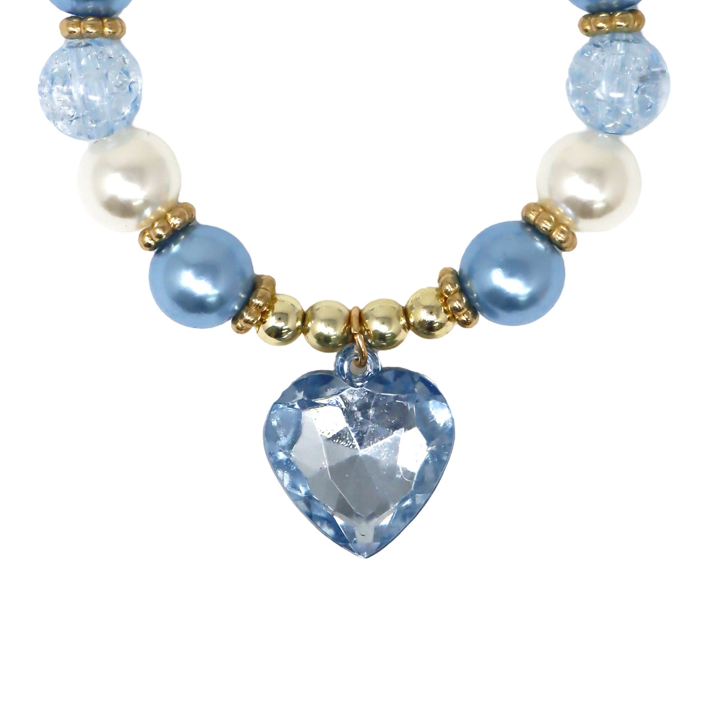 Pink Poppy Pearl Heart Necklace Set image 8