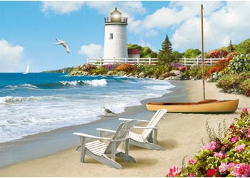 Ravensburger - Sunlit Shores 300 puzzle Large Format image 1