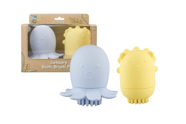 Koala Dream - Silicone Animal Bath Shower Brush 2pcs image 2