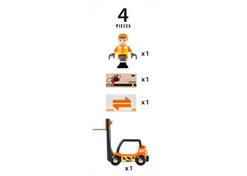Brio - Forklift 4 pieces image 2
