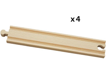Brio - Long Straight Tracks 4 pieces image 2