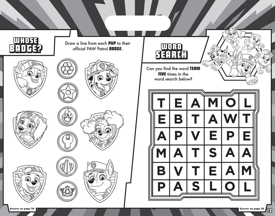 PAW Patrol - Giant Activity Pad - To the Rescue! image 5