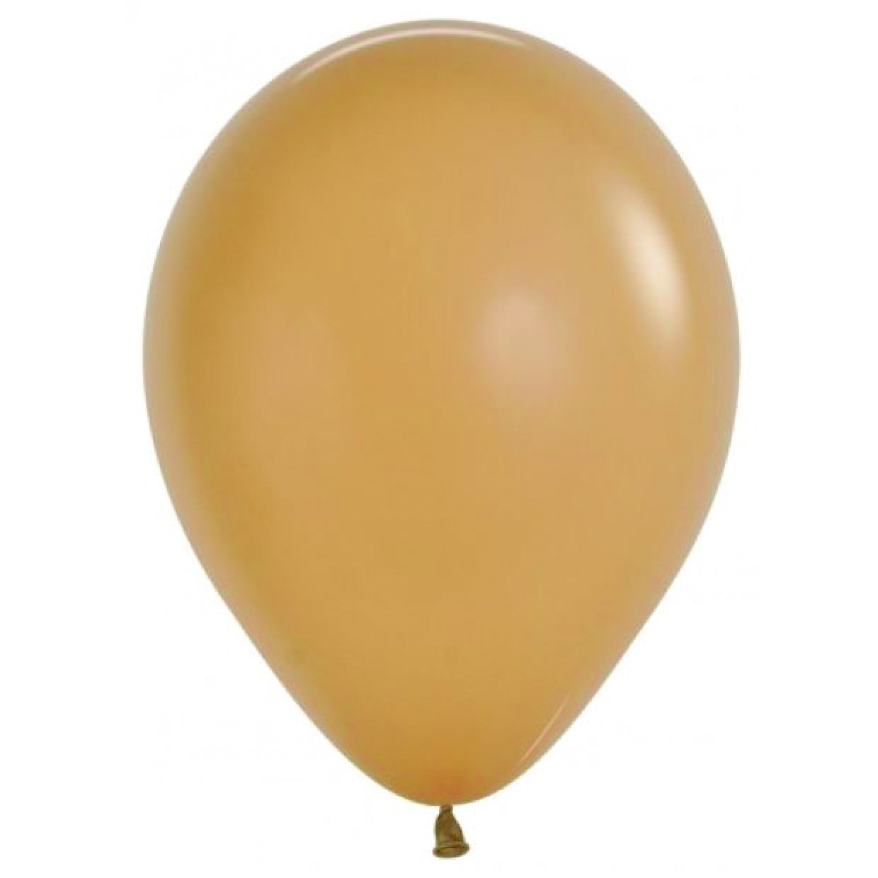 Helium Latex Balloon- Orange/Browns image 2