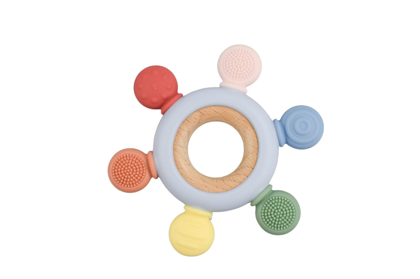 Koala Dream - Wooden and Silicone Sensory Teether Ring image 1