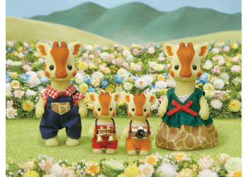 Sylvanian Families - Highbranch Giraffe Family image 1