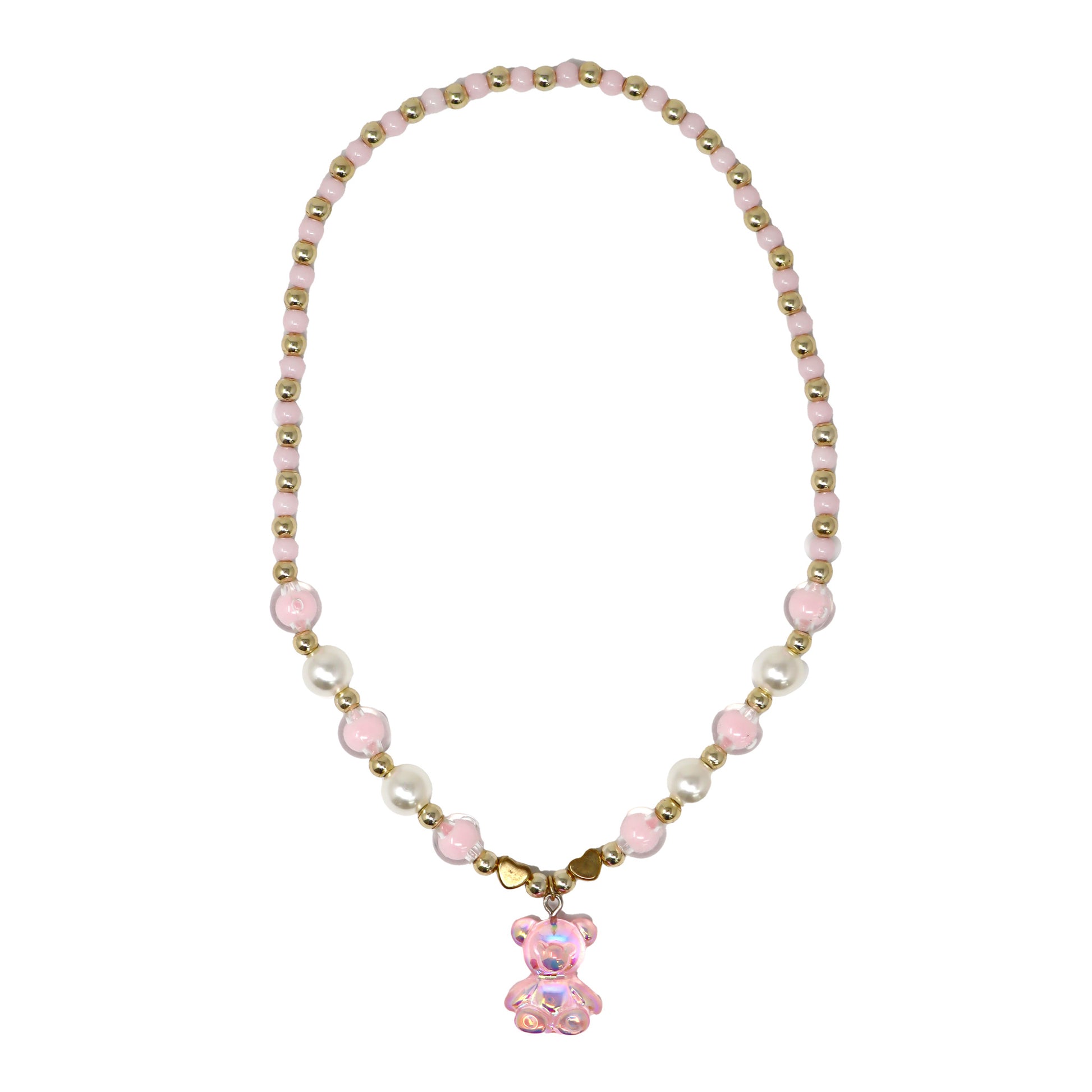 Pink Poppy Gummy Bear Necklace image 1