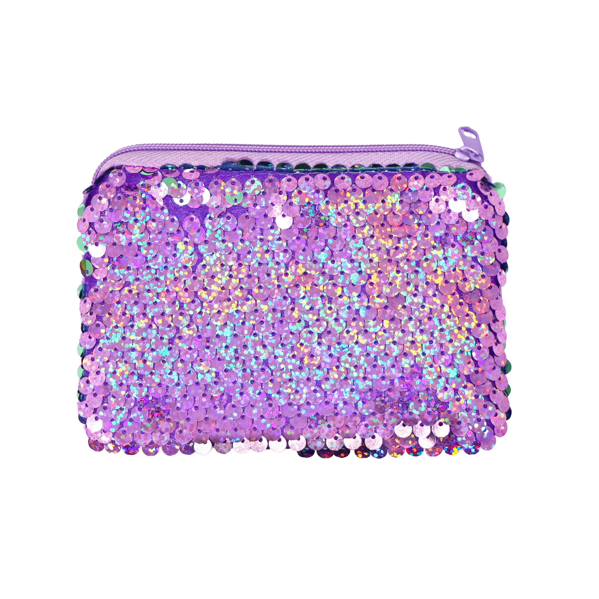 Pink Poppy Sequin Coin Purse image 3