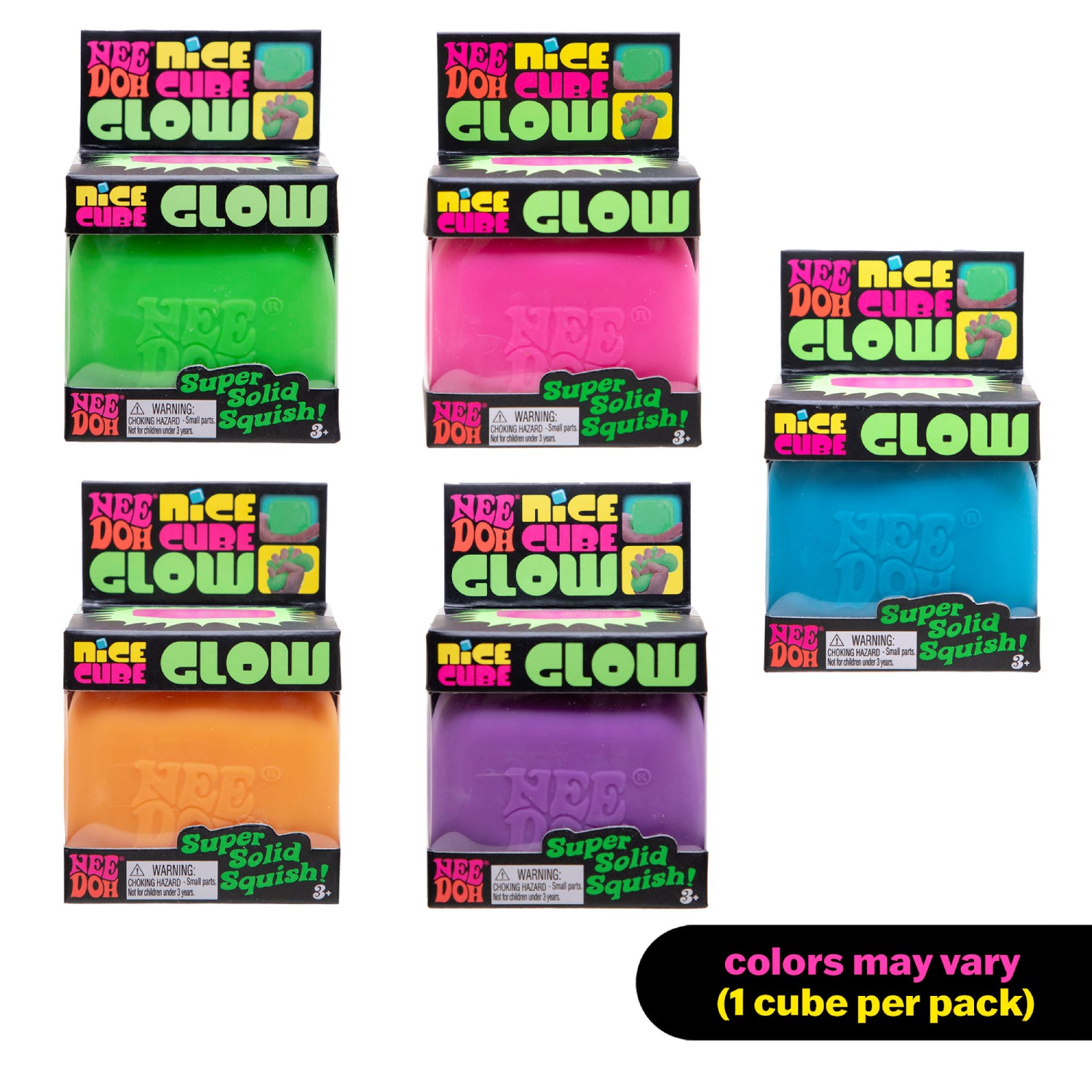 Nee Doh Glow in the Dark Nice Cube image 5