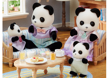 Sylvanian Families - Pookie Panda Family image 2