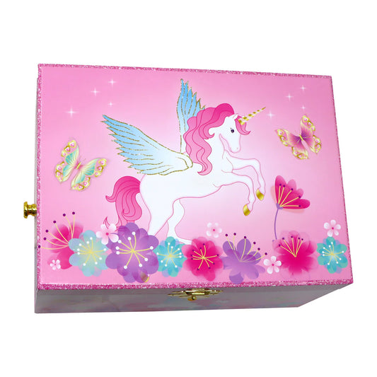 Pink Poppy - Unicorn Rainbow Luxury Music Box image 0