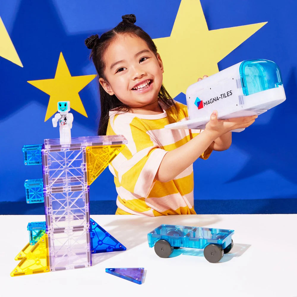 MAGNA-TILES - Space + microMAGS - 32 Piece Set image 2