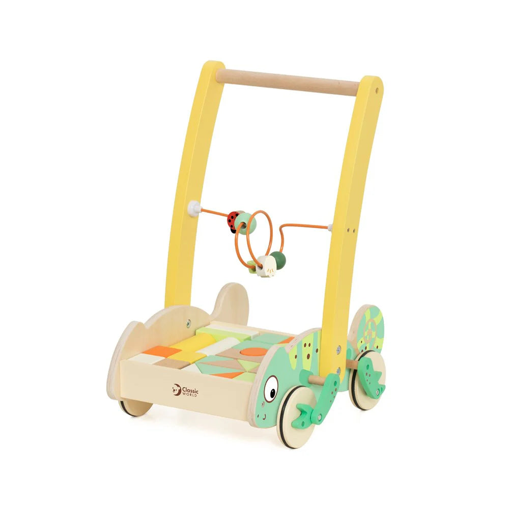 Classic World - Baby Walker with Blocks image 0