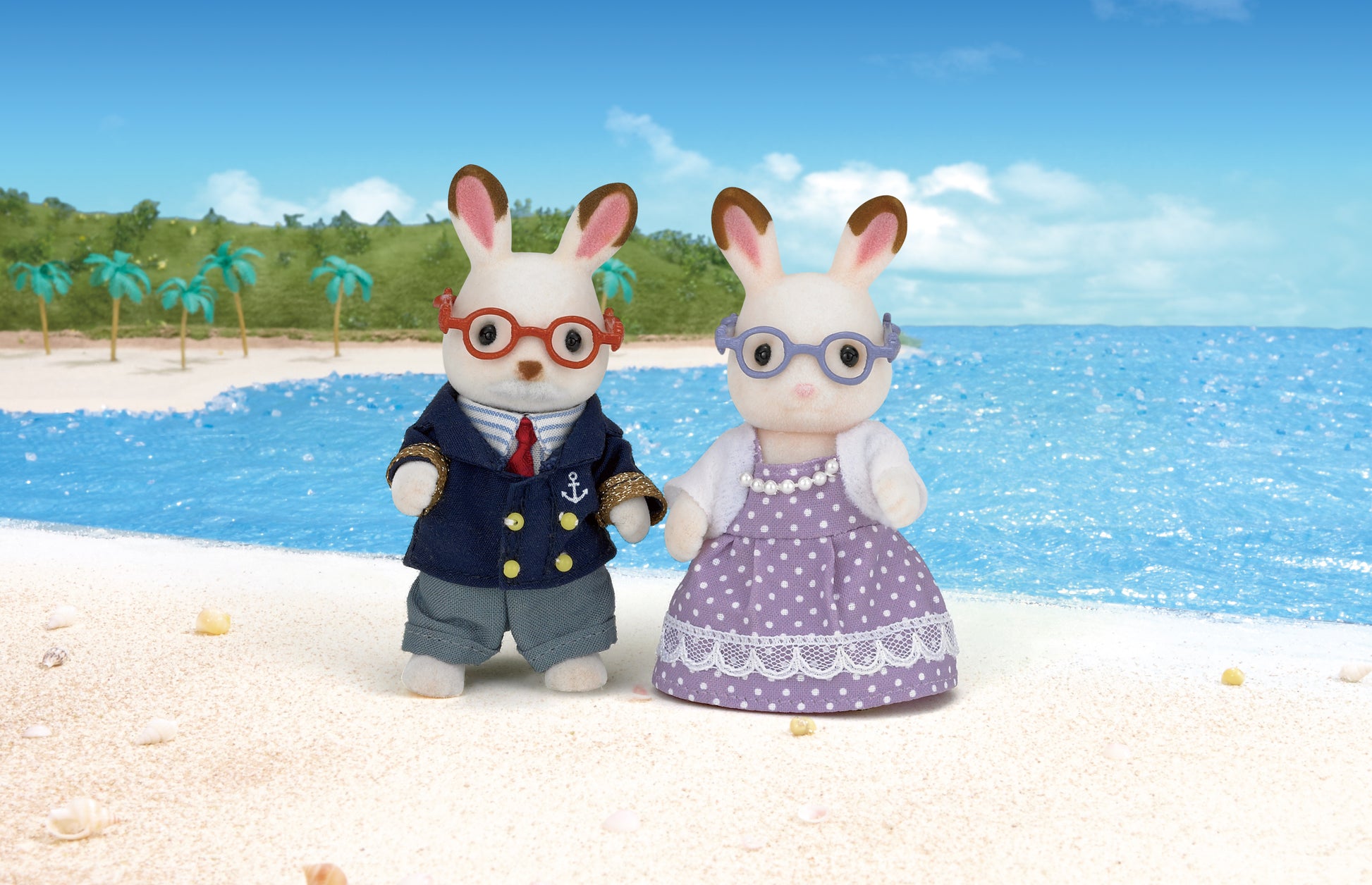 Sylvanian Families - Chocolate Rabbit Grandparents image 2