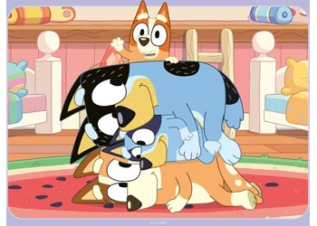Ravensburger - Bluey Gotta Be Done! Puzzle 4x42pc image 2