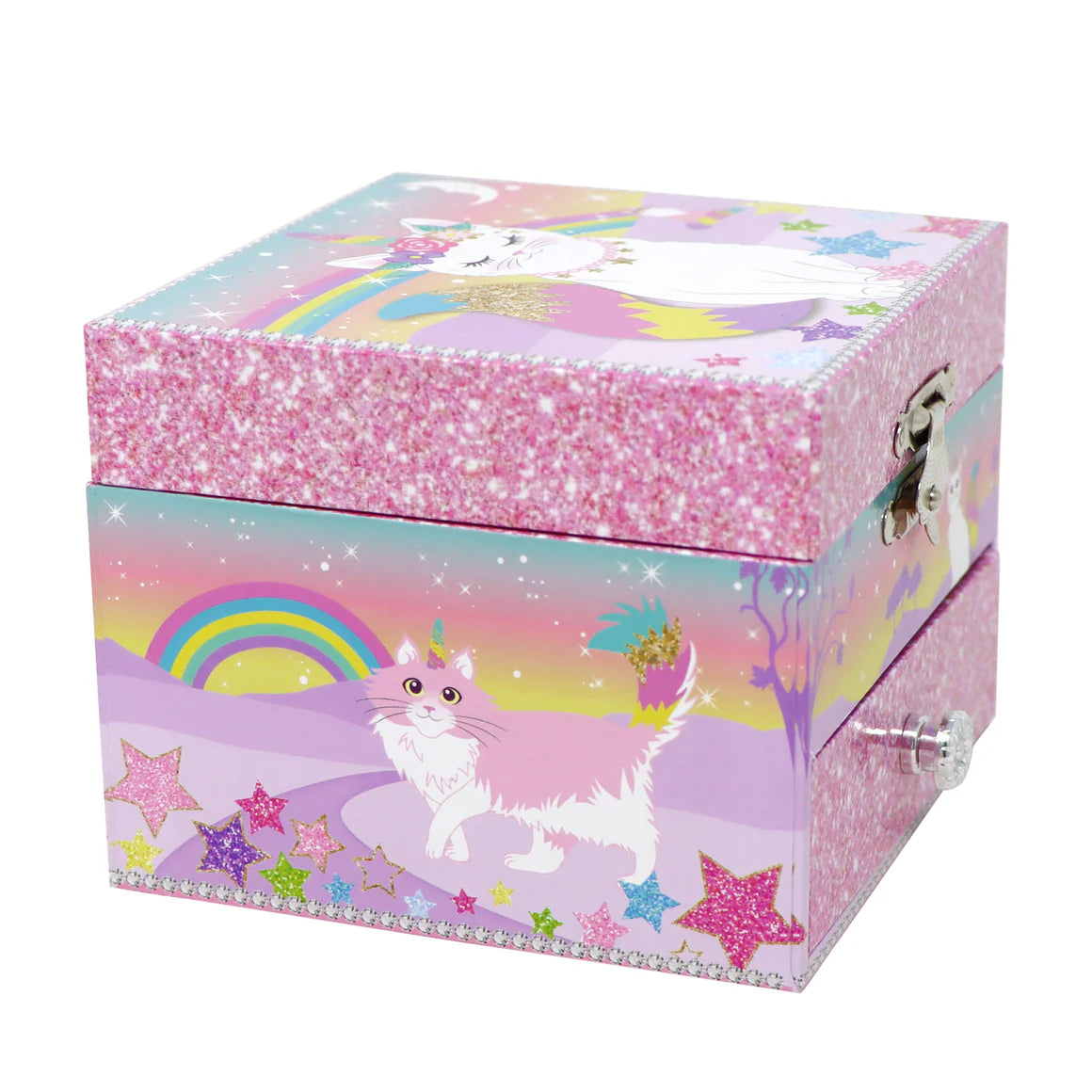 Pink Poppy - Caticorn Small Music Box image 5