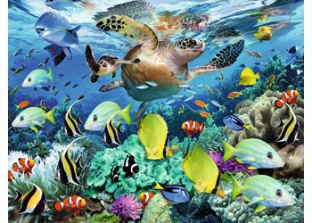 Ravensburger Underwater Paradise Puzzle 150 Pieces image 1