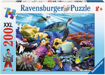 Ravensburger - Ocean Turtles Puzzle 200 piece image 0