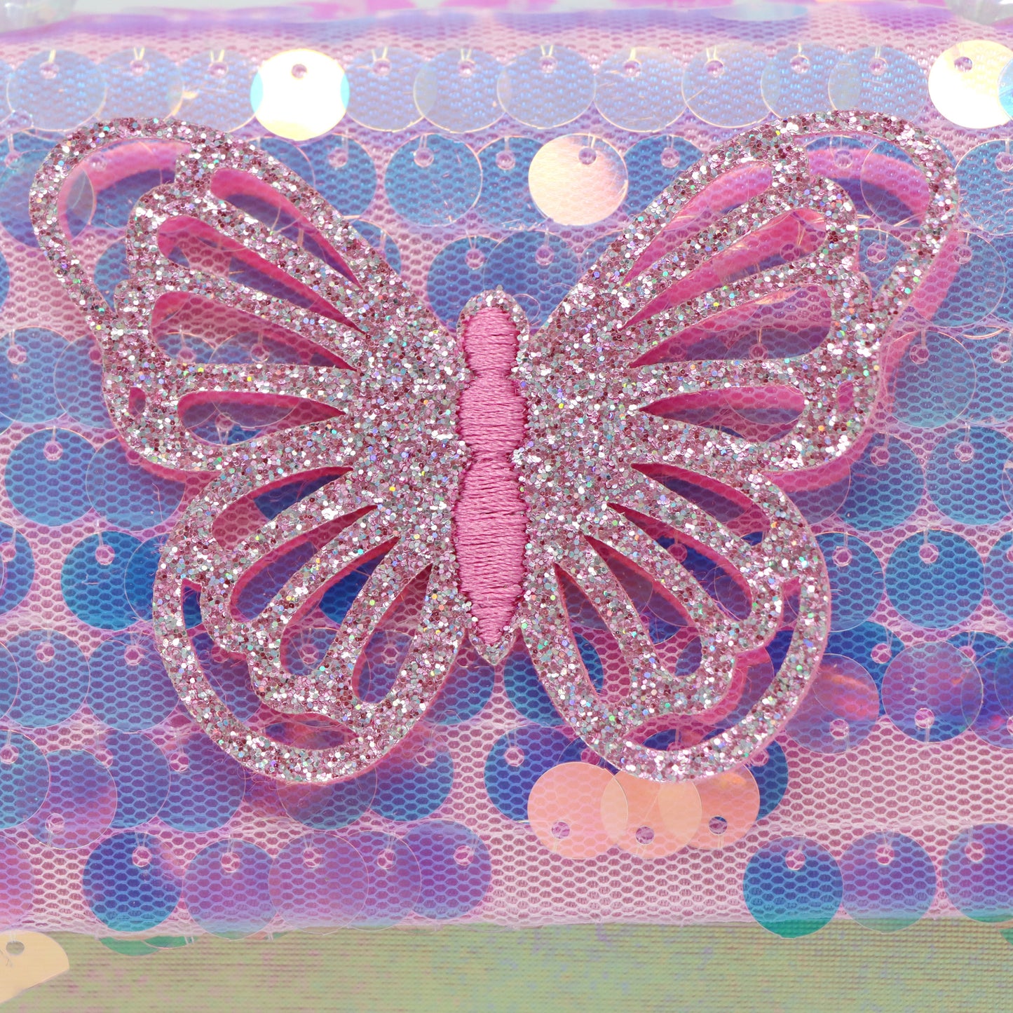 Pink Poppy Dazzling Butterfly Handbag image 2