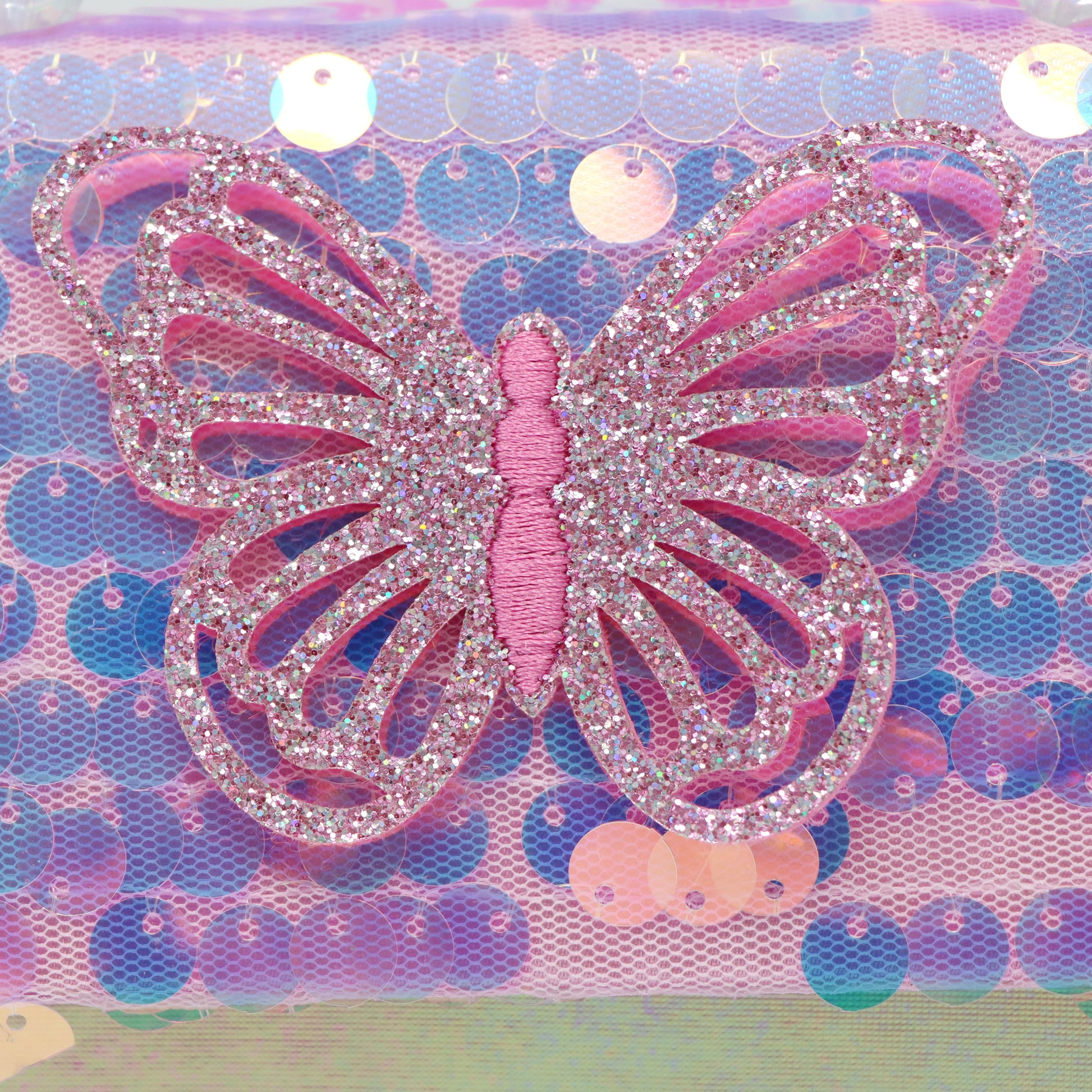 Pink Poppy Dazzling Butterfly Handbag image 2