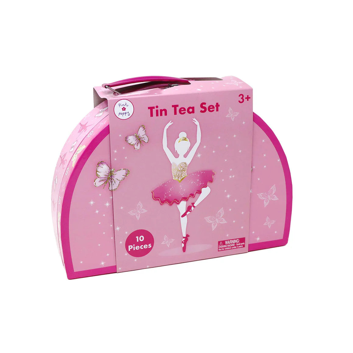 Pink Poppy - Butterfly Ballet Tin Tea Set image 9