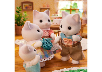 Sylvanian Families  - Latte Cat Family image 6