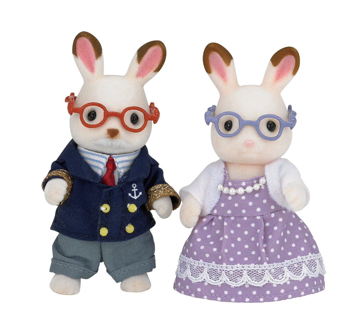 Sylvanian Families - Chocolate Rabbit Grandparents image 1