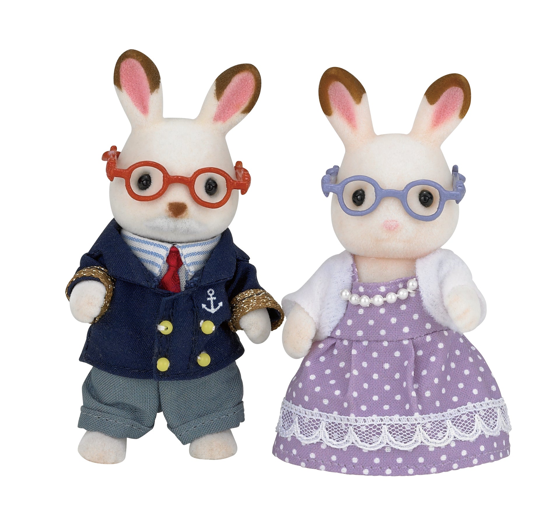 Sylvanian Families - Chocolate Rabbit Grandparents image 1