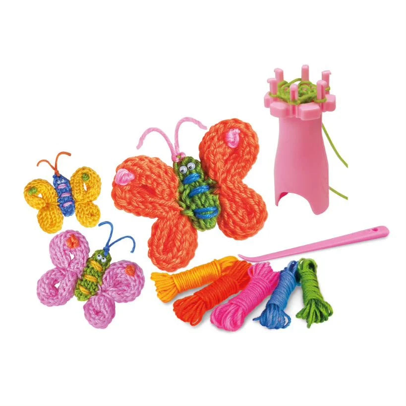 4M - Little Craft - Spool Knit Butterfly image 1