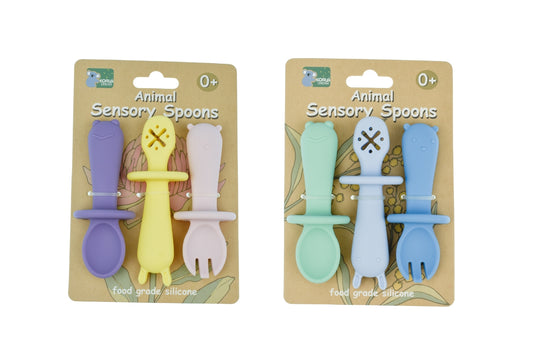 Koala Dream - Silicone Animal Sensory Spoons 3pc image 0