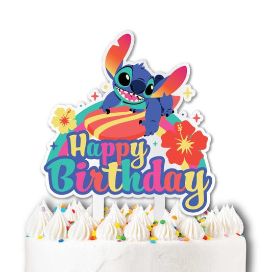 Lilo & Stitch Acrylic Cake Topper image 0