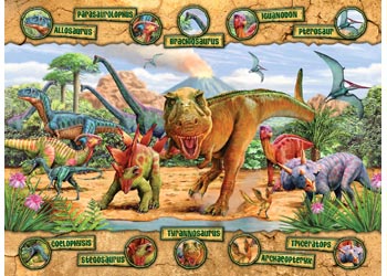 Ravensburger - Dinosaurs Puzzle 100 piece image 1