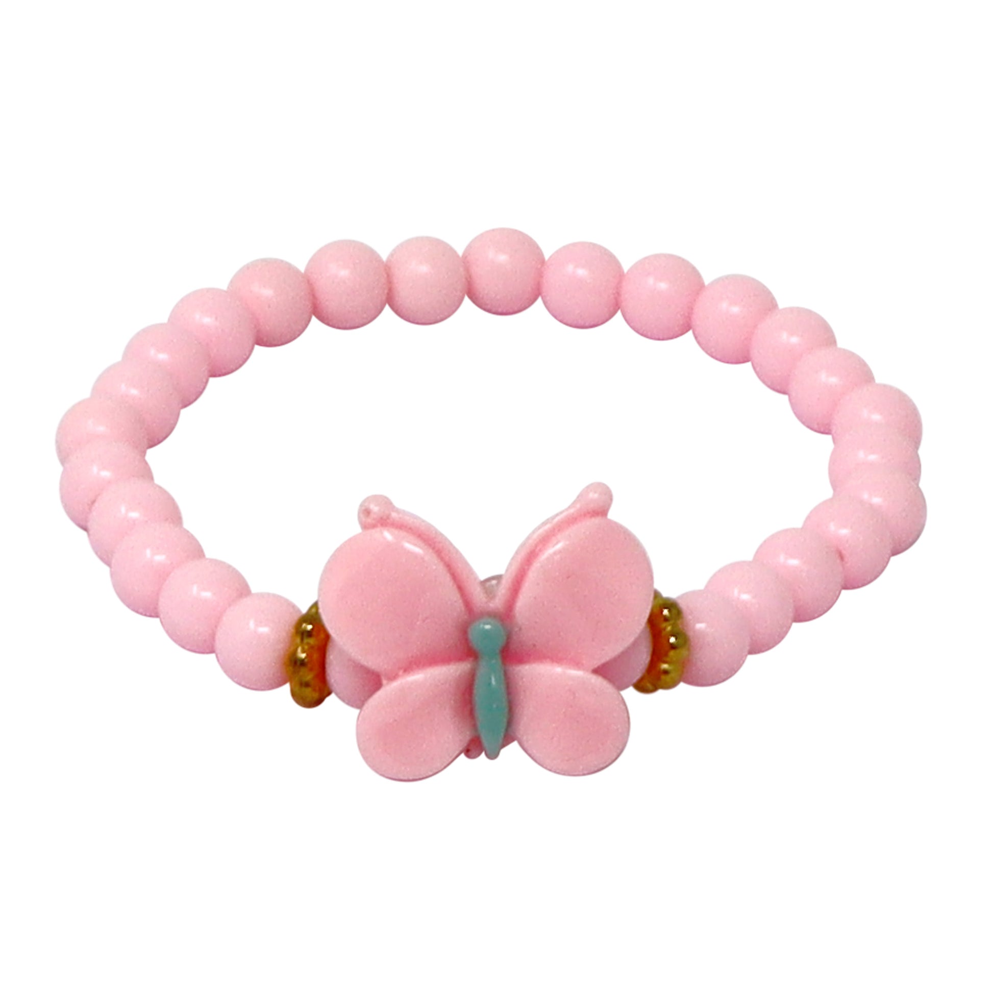 Pink Poppy Butterfly Bracelet 3pc image 2