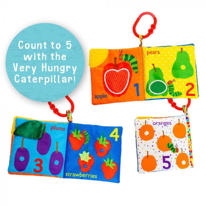 The Very Hungry Caterpillar - Let's Count Soft Teether Book image 5
