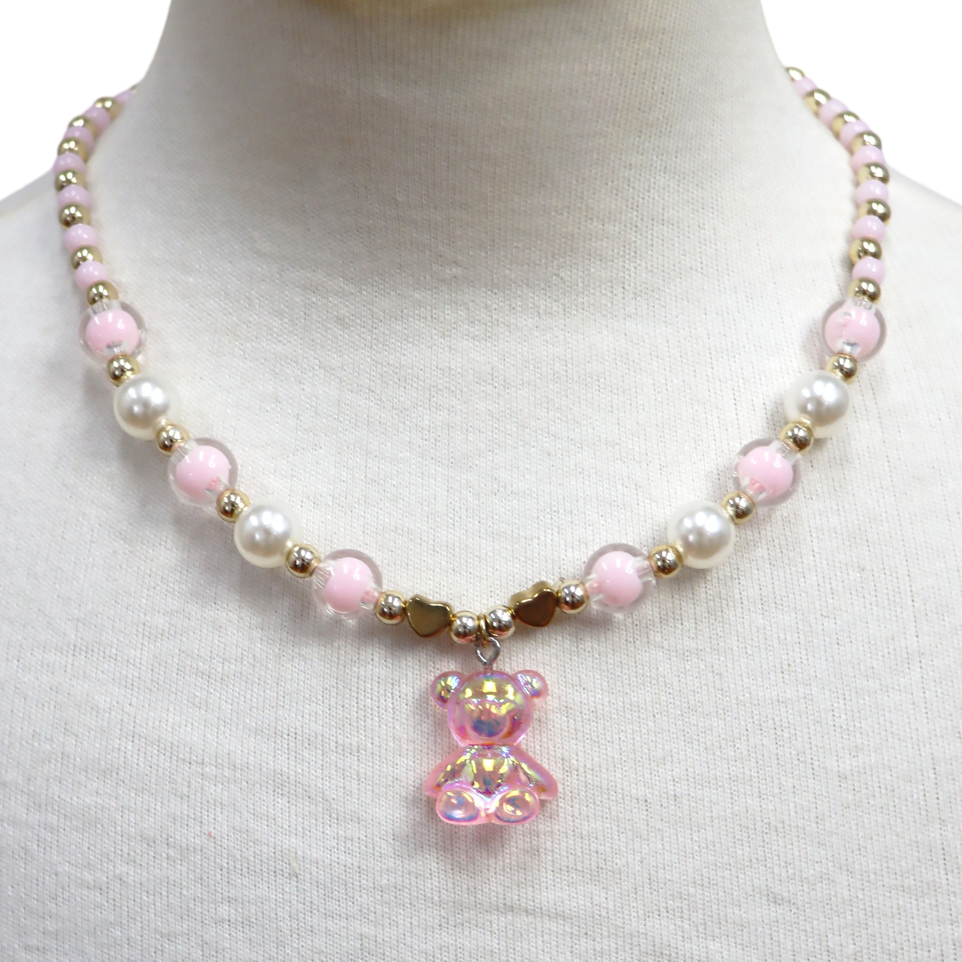 Pink Poppy Gummy Bear Necklace image 6