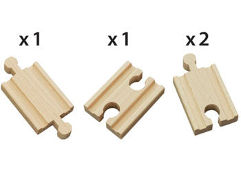 Brio - Mini Straight Tracks 4 pieces image 2