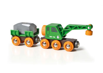 Brio - Clever Crane Wagon 4 pieces image 1