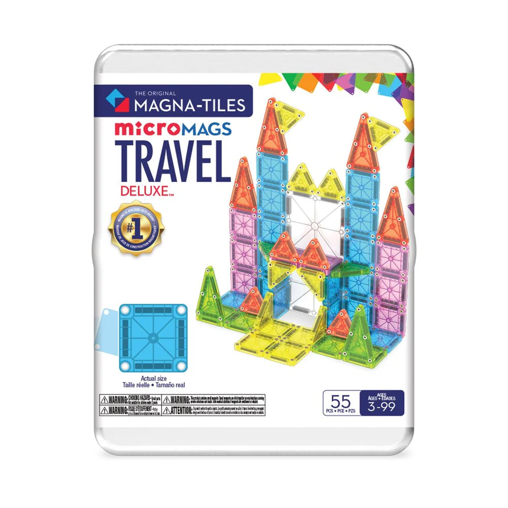 MAGNA-TILES - microMAGS Travel Set Deluxe - 55 Piece image 0